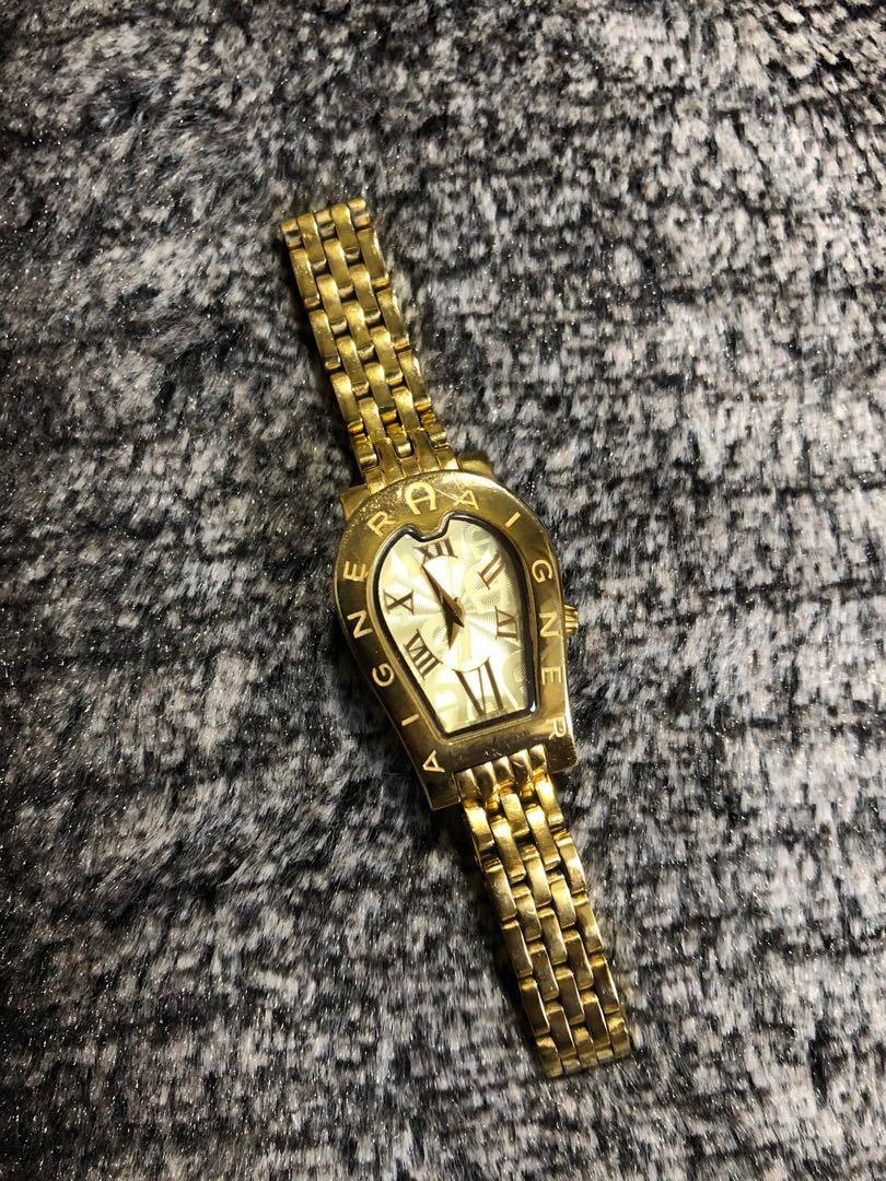 Aigner Watch Gold Stainless Steel