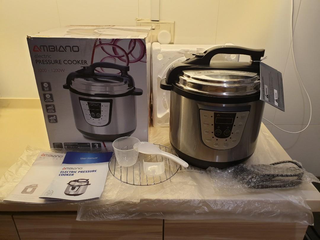 Ambiano Electric Pressure Cooker (10 Presets Mode) 1200W > From