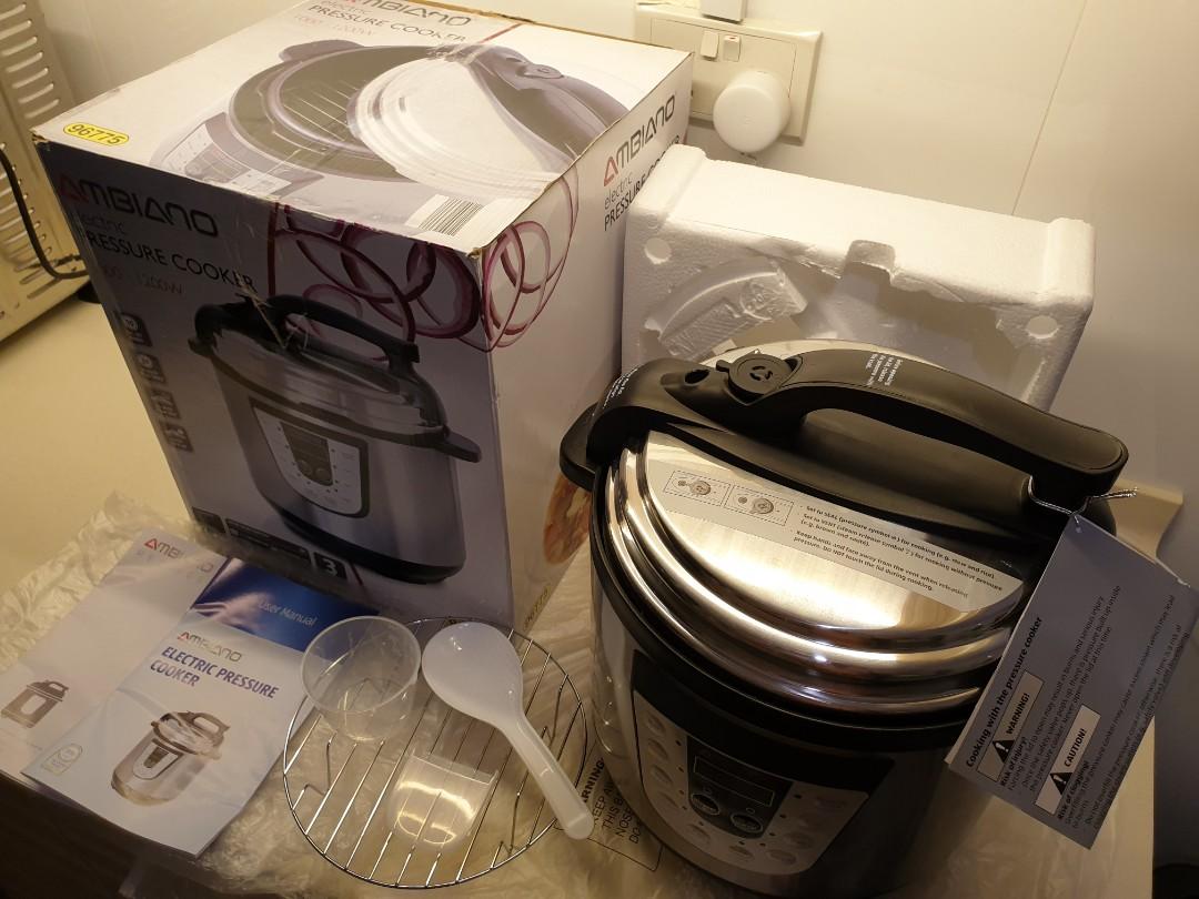 Ambiano Electric Pressure Cooker (10 Presets Mode) 1200W > From