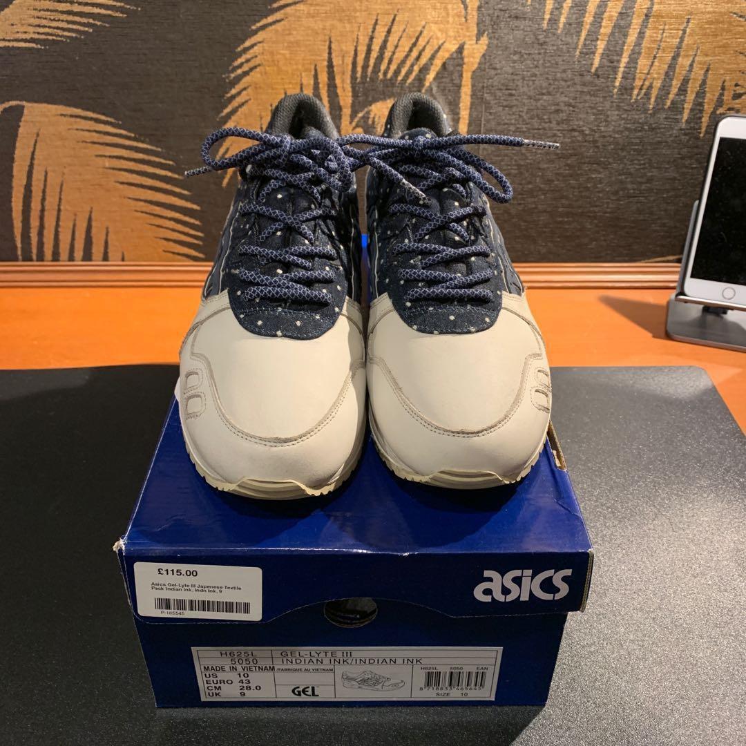 Asics gel lyte iii cheap japanese denim indian ink