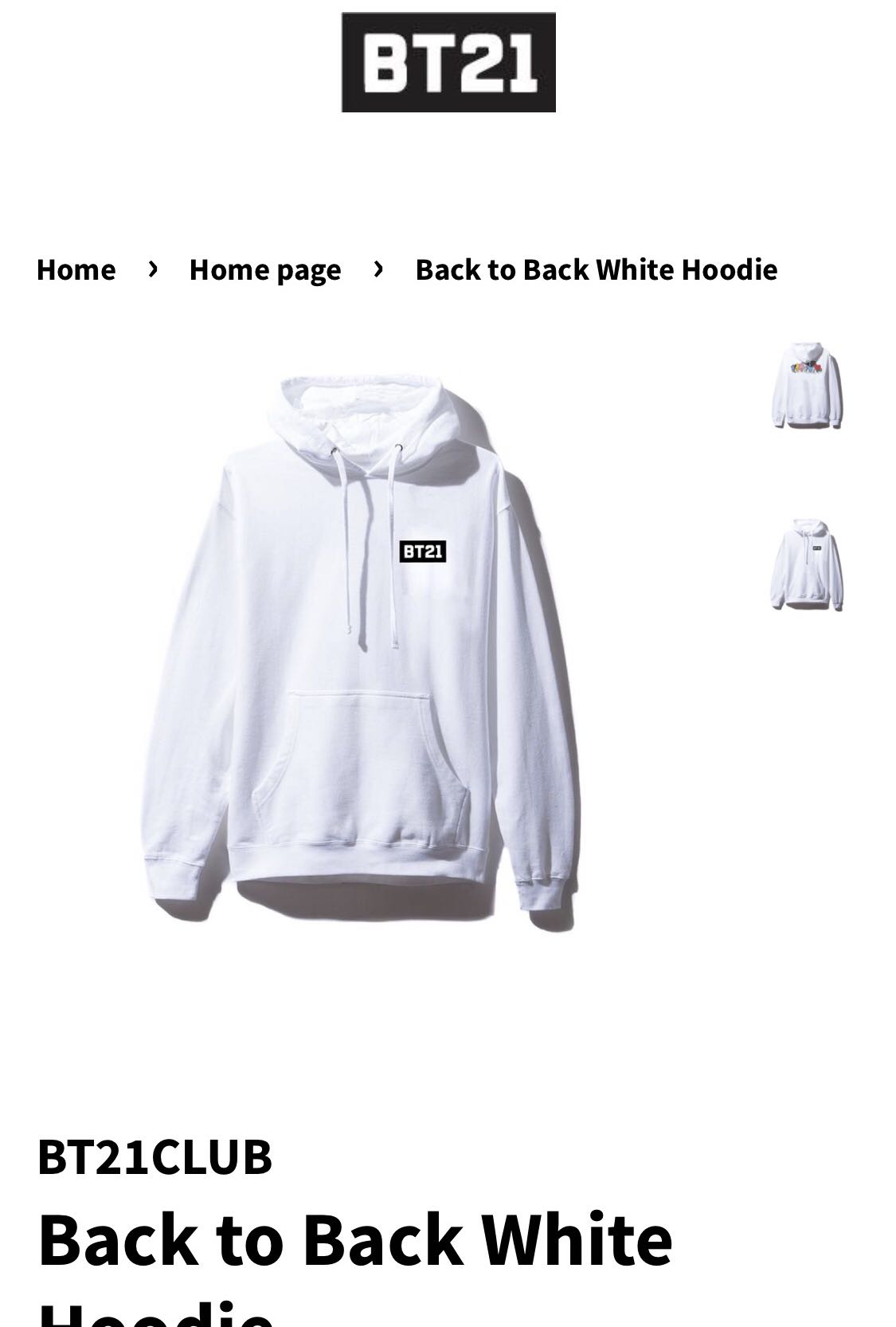 ASSC BT21 Hoodie, Hobbies & Toys, Collectibles & Memorabilia, Fan Merchandise on Carousell