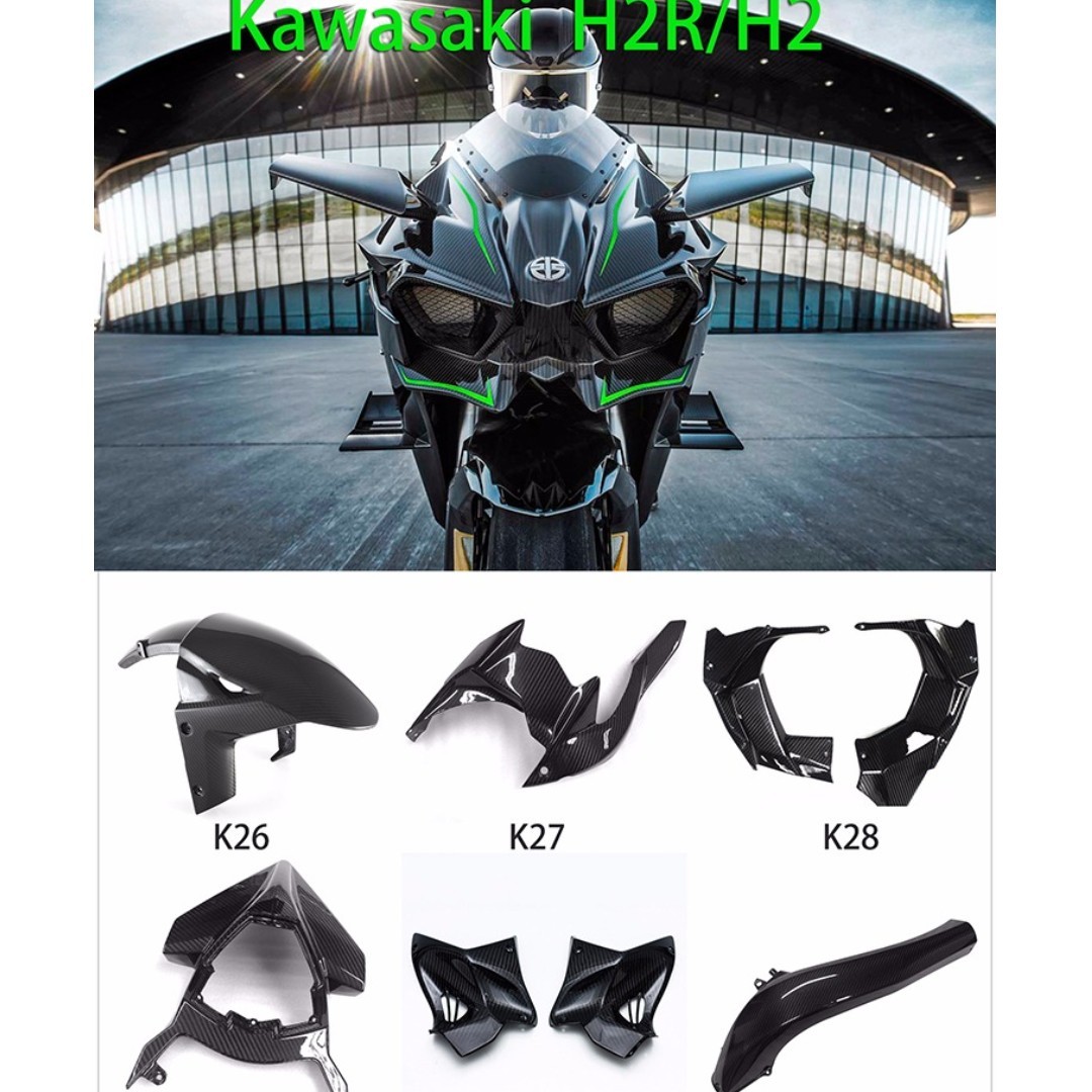 kawasaki h2 fairings