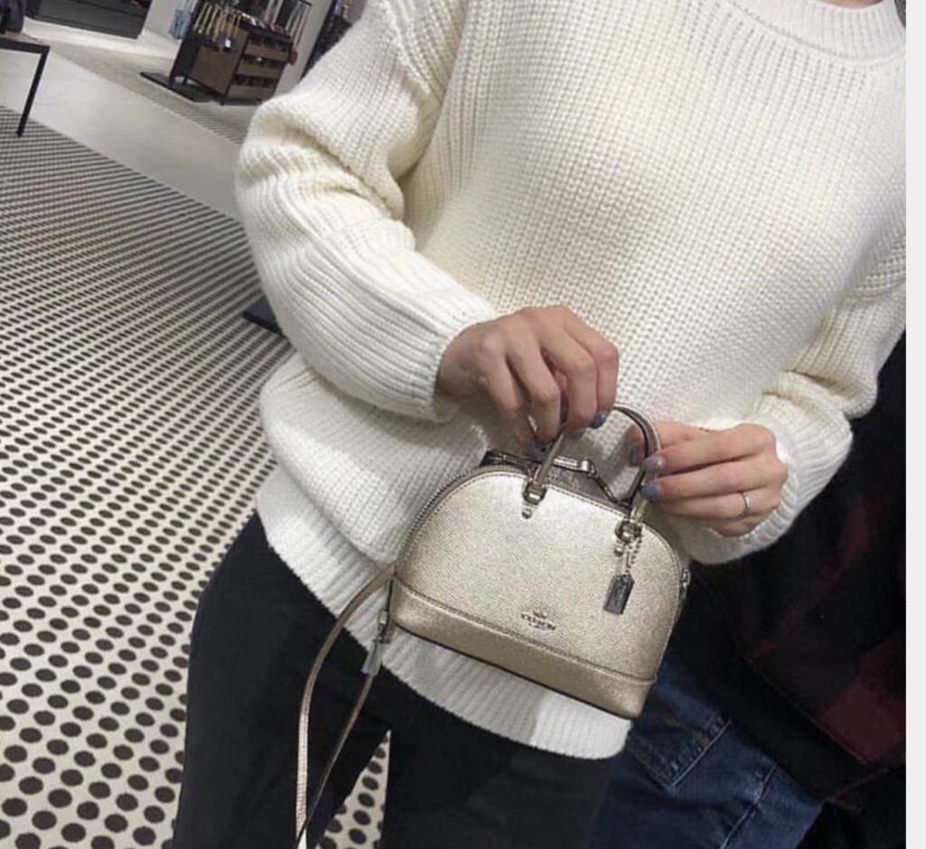 Authentic Coach Micro Mini Sierra Satchel, Luxury, Bags & Wallets on  Carousell