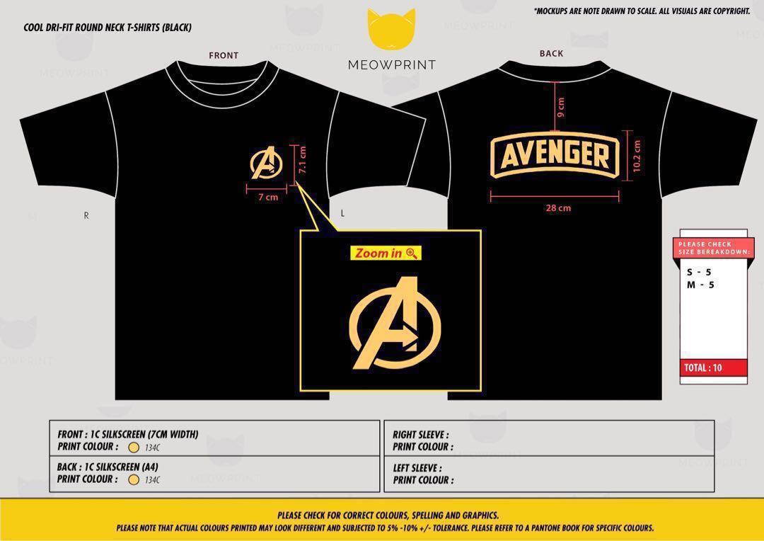 Avengers T Shirt Men S Fashion Clothes Tops On Carousell
