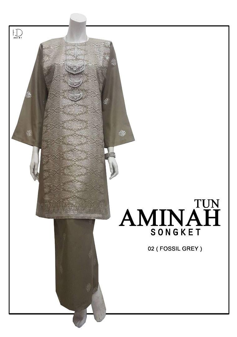 Baju Songket Jalur Hitam Pahang - Baju melayu hitam yang dipadankan