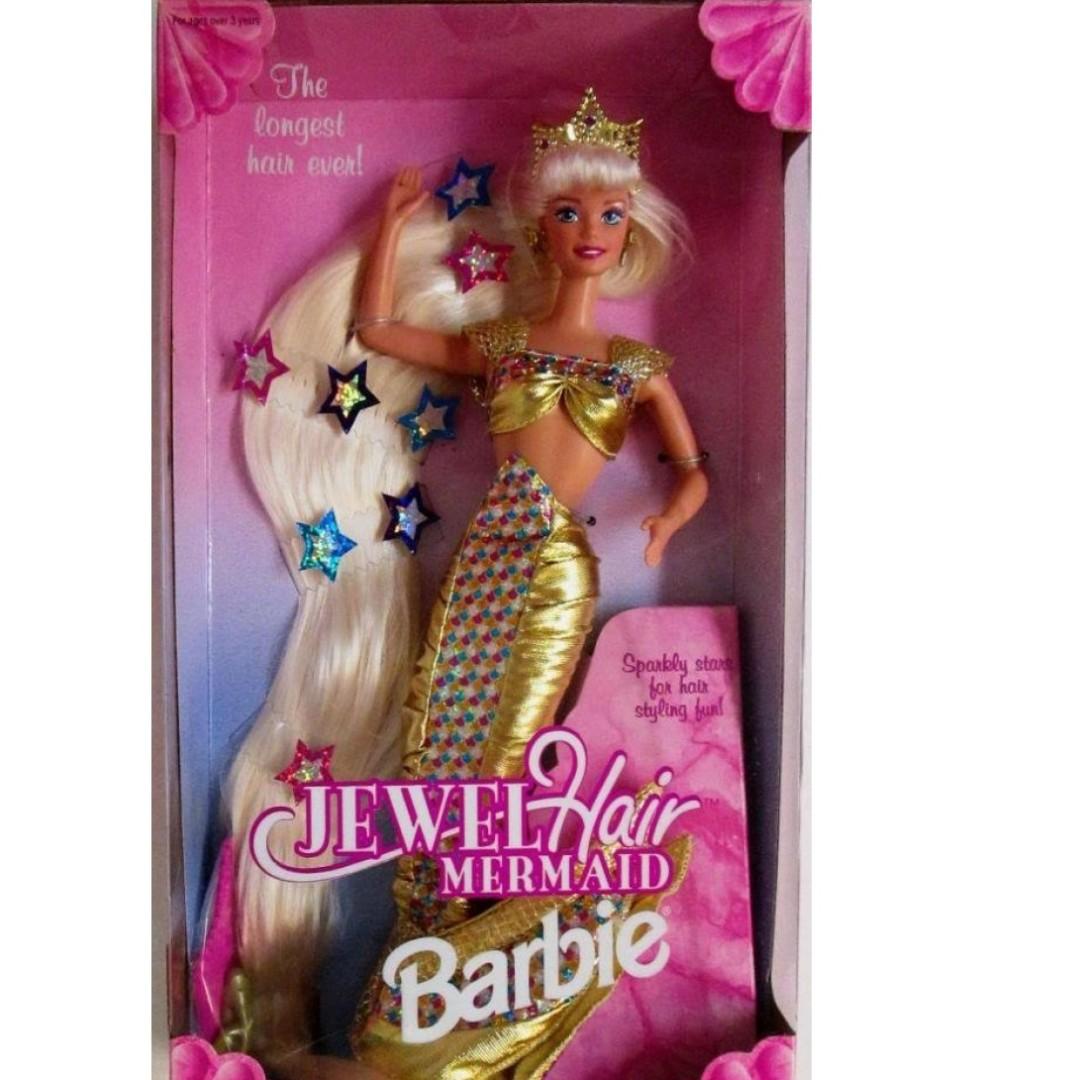 barbie jewel hair