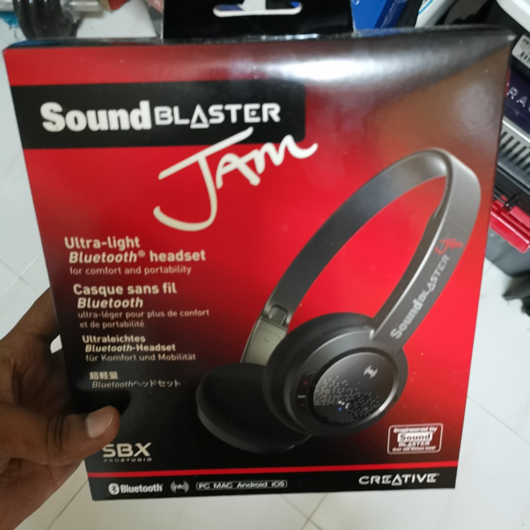 Bnib Creative Sound Blaster Jam Bluetooth Headset Electronics Audio On Carousell