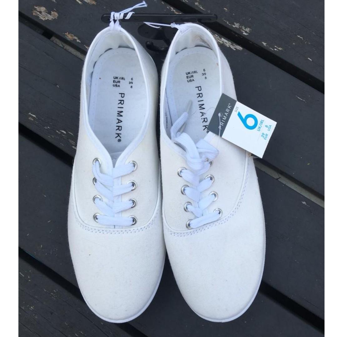 white canvas shoes primark