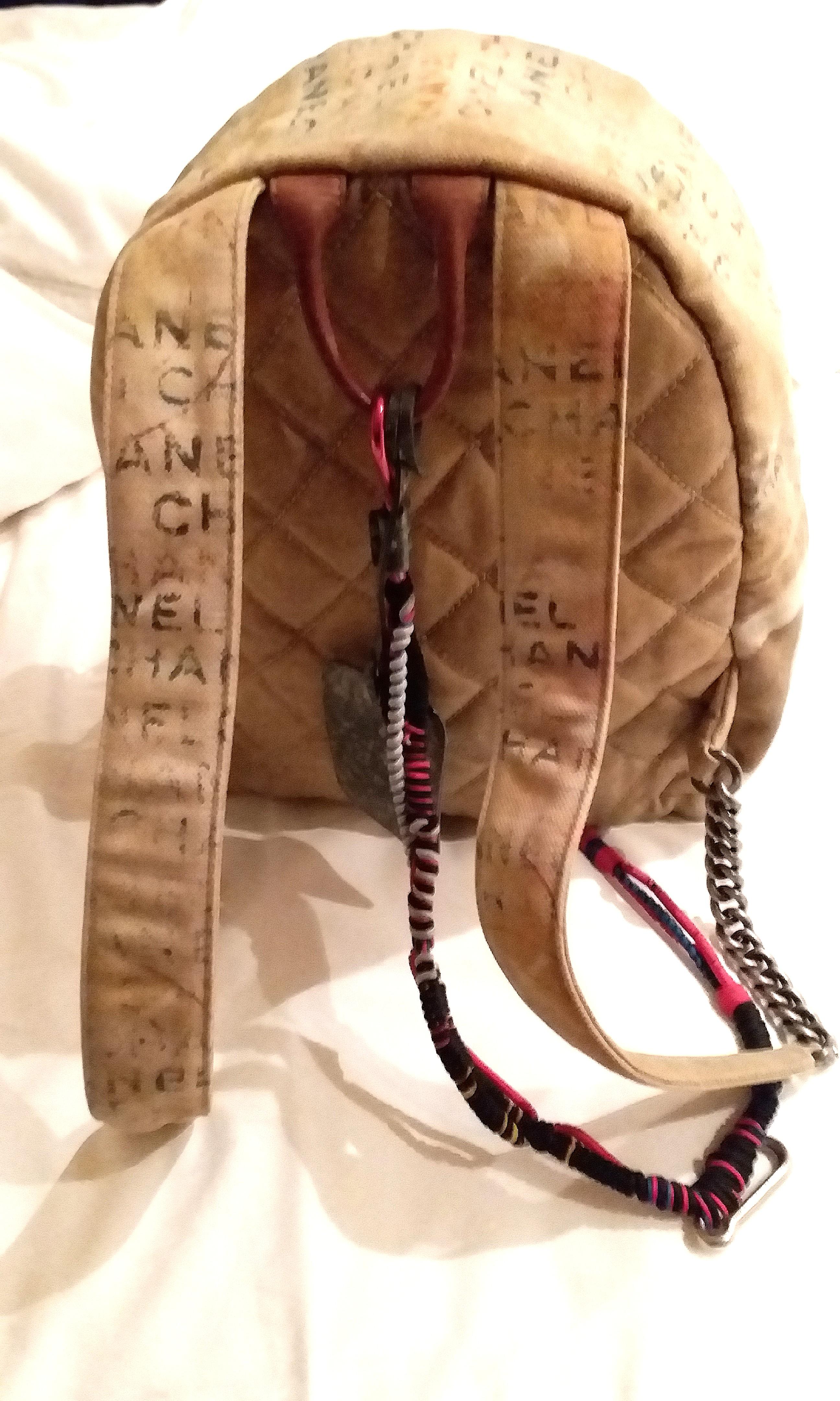 Chanel graffiti deals backpack ebay
