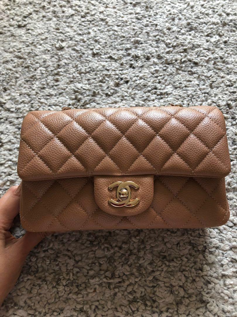 Chanel mini rectangular caviar 2018 outlet