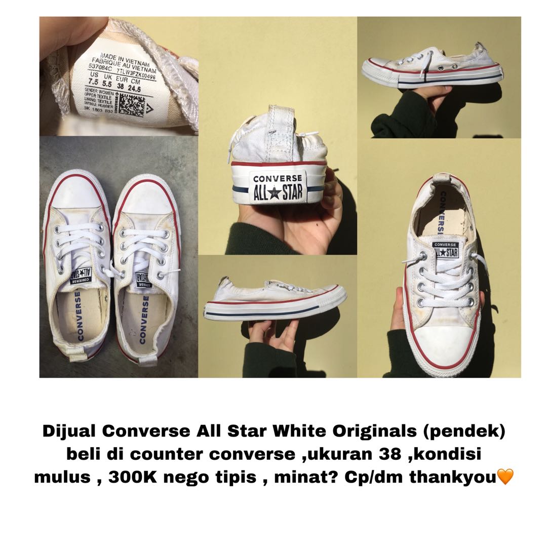 ukuran converse us