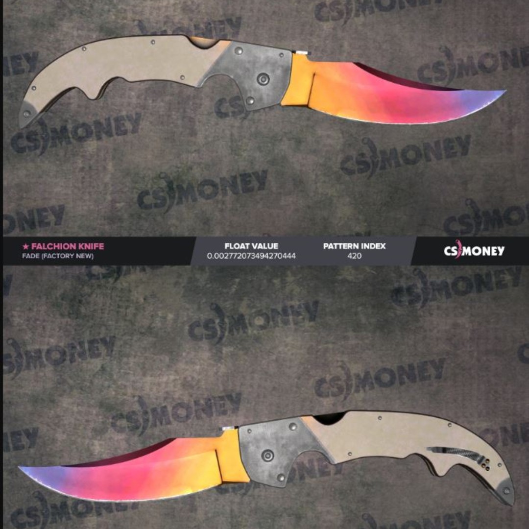 CSGO Falchion Fade (Low Float), Video Gaming, Gaming Accessories, Game Gift Cards & Accounts on
