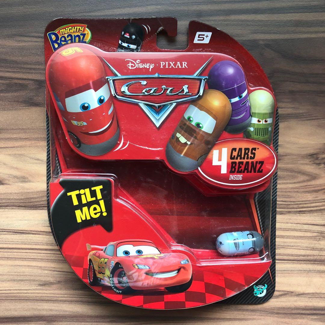 SPIN MASTER DISNEY PIXAR CARS MIGHTY BEANZ PACK OF 4 NEW 