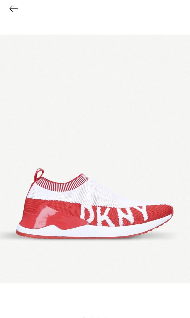 dkny red trainers