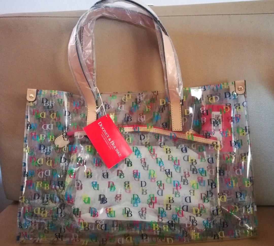 Dooney and bourke discount large clear tote