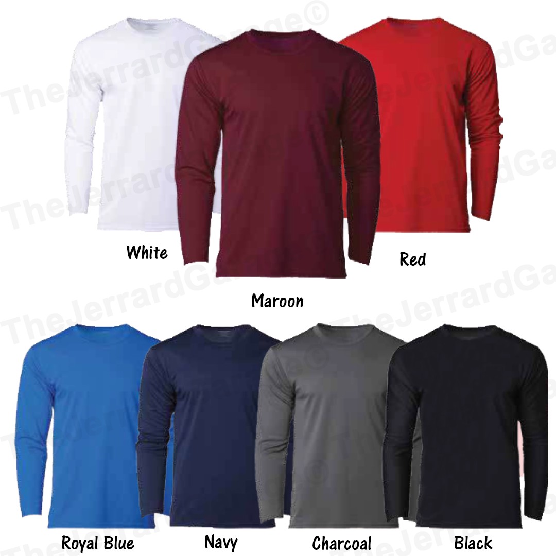 maroon dri fit long sleeve