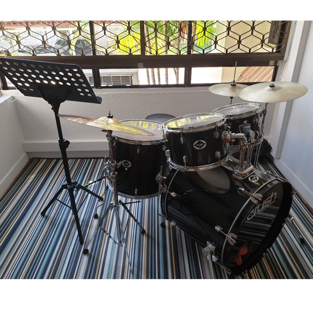 Drum Set Full Alpha Crush Drum Set