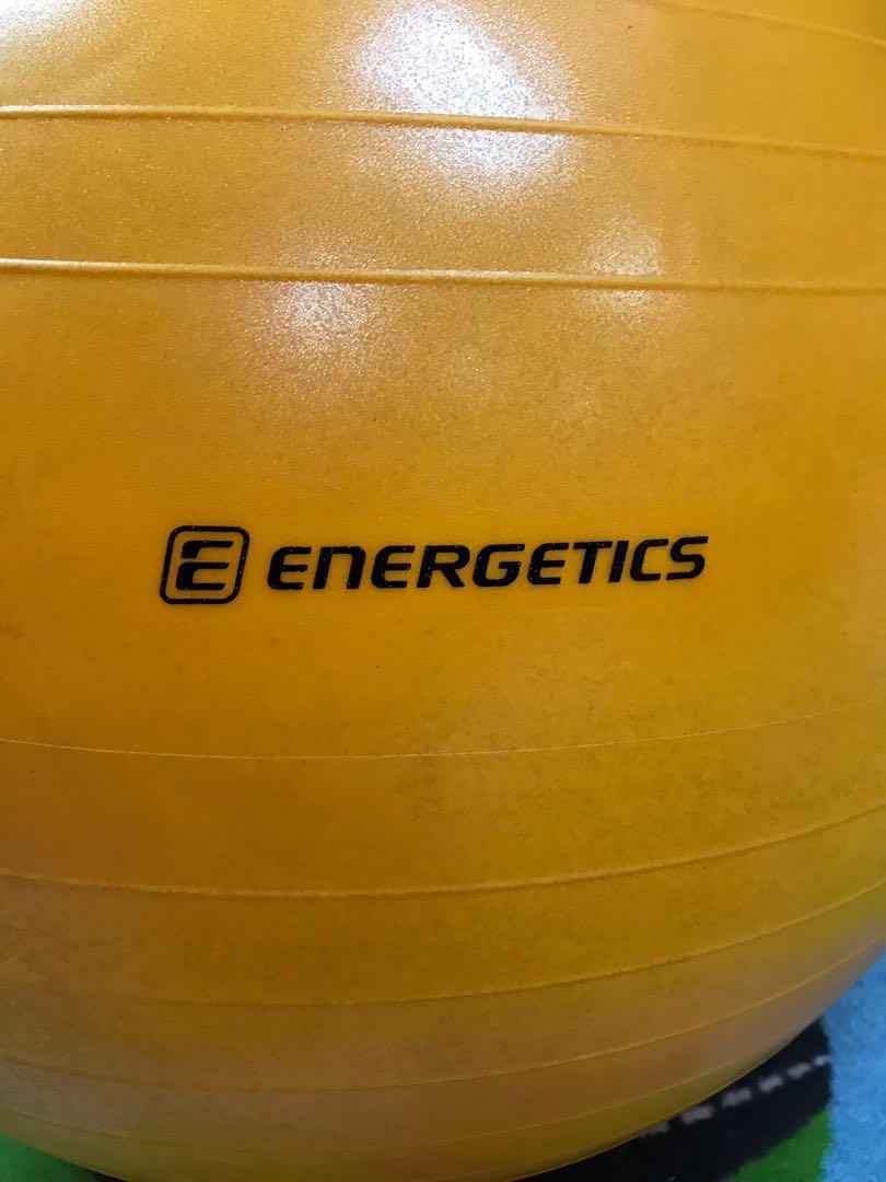 Energetic Exercise Fitness Gym Ball Orange 85cm Sports Equipment