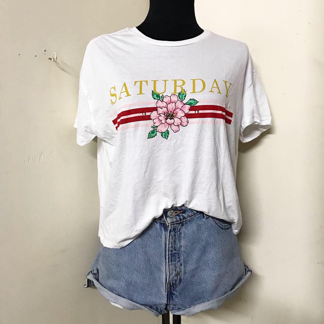 H&M saturday shirt (Category: Shirts) located in Paranaque City. Submitted by saversmanila (Listing ID 224841791, Image 1). Description: Mannequin size is med.frame.