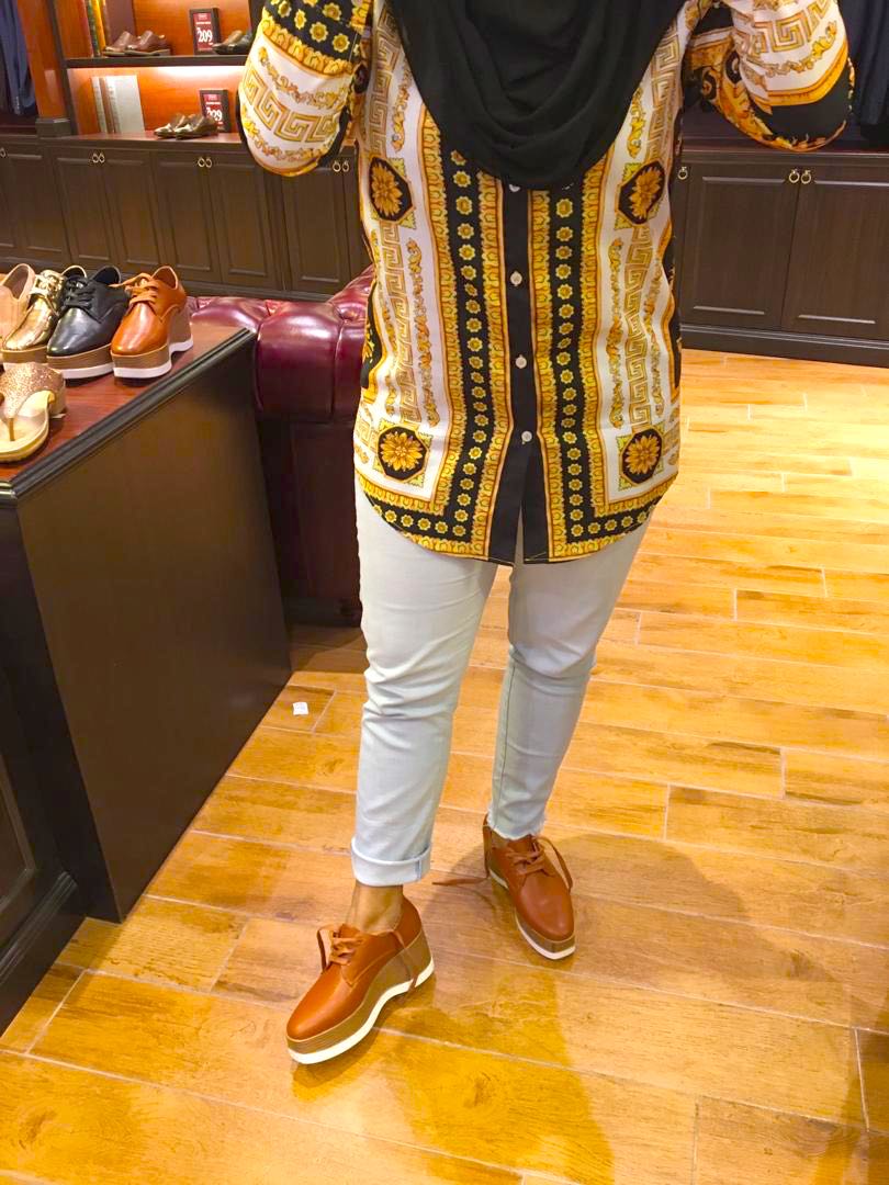 Versace sales inspired blouse