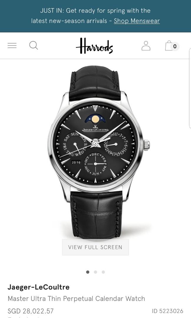 Jaeger Lecoultre (JLC) Master Ultra Thin Perpetual Calendar 