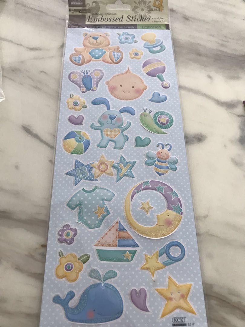 Kck Embellishment Stickers For Scrapbooking And Card Making Hobbies Toys Stationery Craft Craft Supplies Tools On Carousell