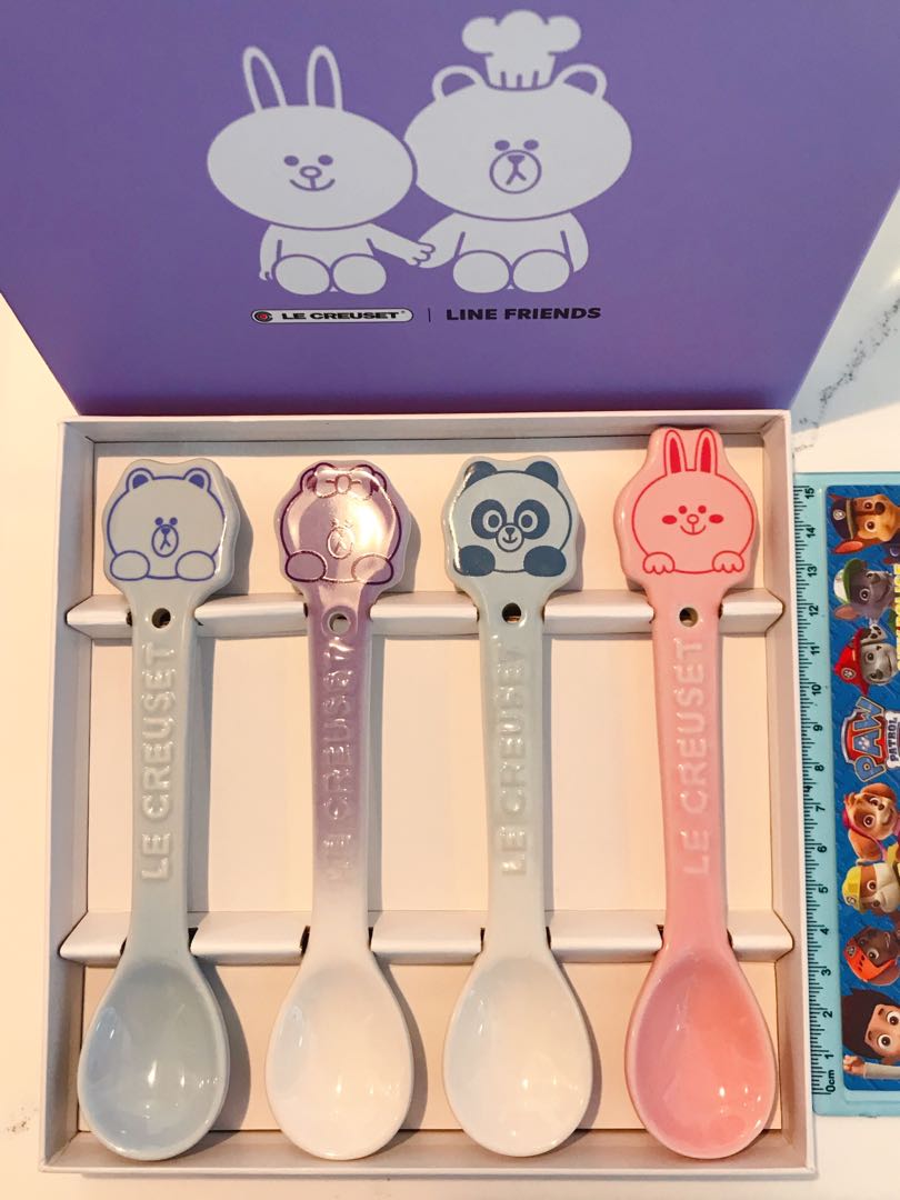 Daily bargain sale NIB LE CREUSET Line Friends Complete Set