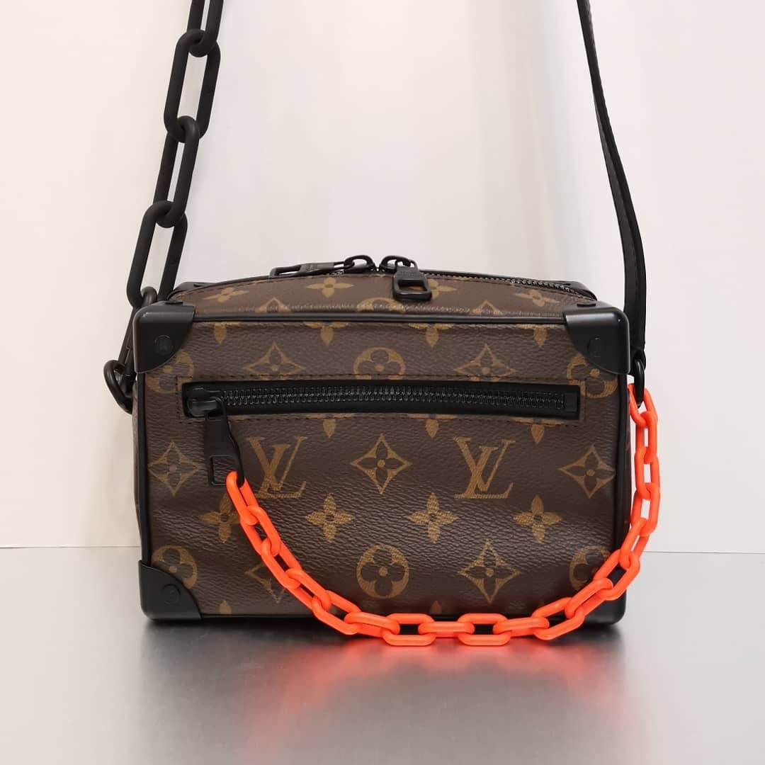 Louis Vuitton Mini Soft Trunk Monogram Brown/Orange  Virgil abloh louis  vuitton, Louis vuitton bag, Bags