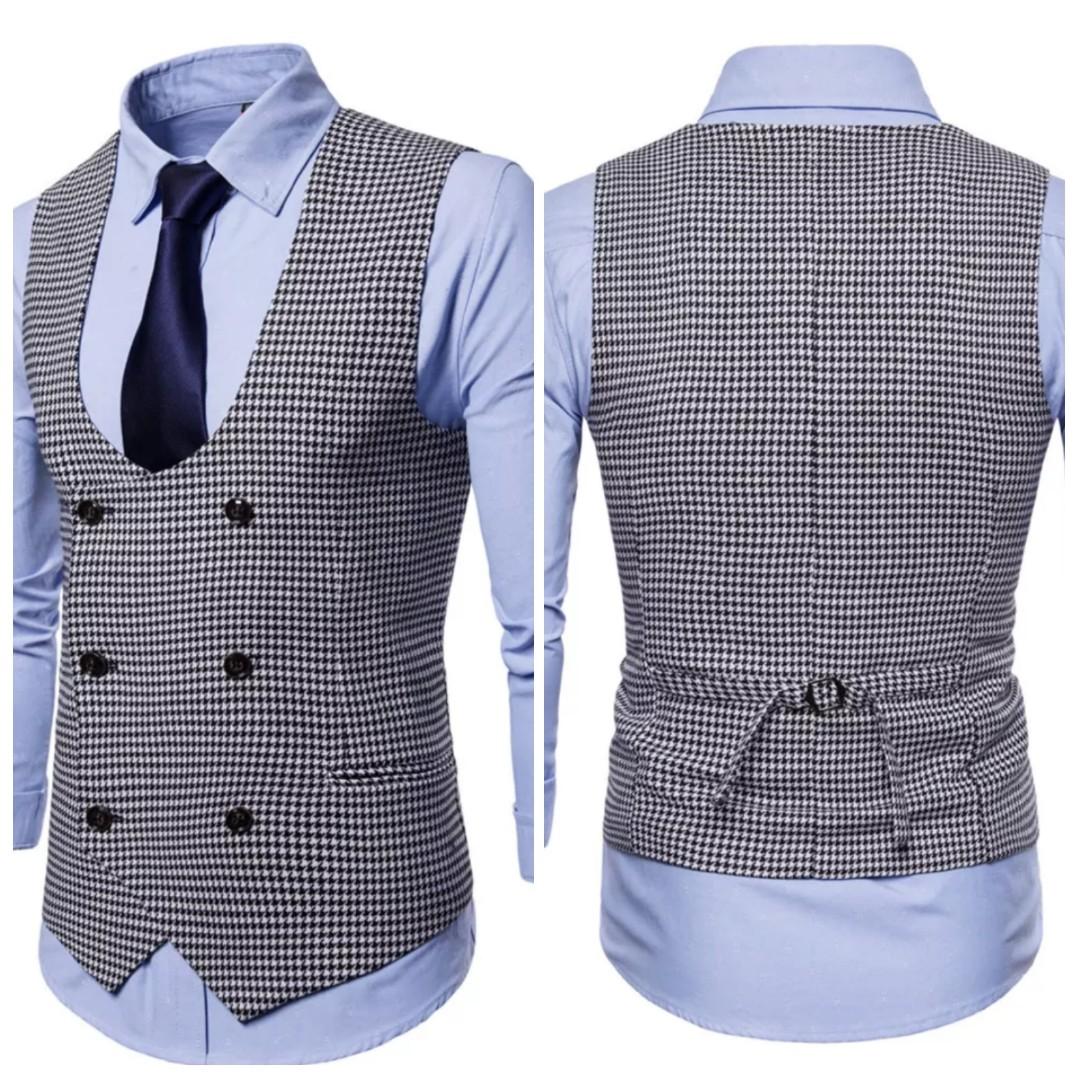 U shaped vest suit on sale