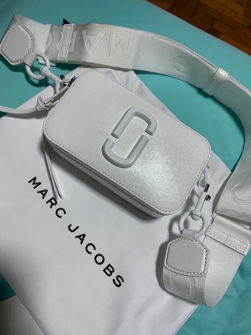 Marc Jacobs White 'The Snapshot DTM' Bag