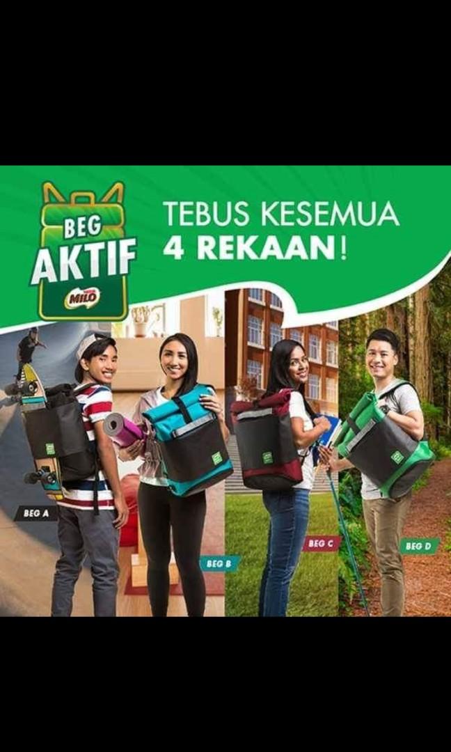 Milo Active Bag Men S Fashion Bags Wallets Backpacks On Carousell