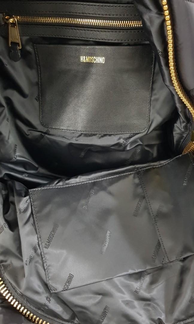 H&m moschino 2025 oversized backpack