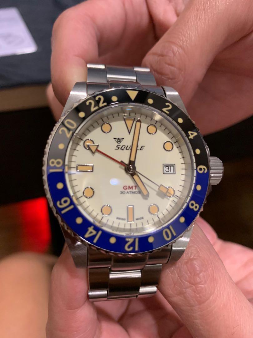 Squale 30 atmos maio gmt ceramica store
