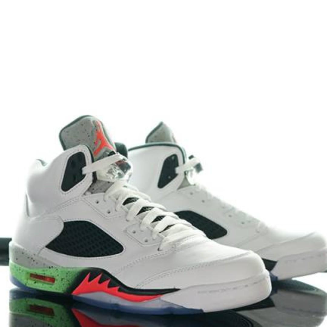 NIKE AIR JORDAN 5 RETRO 136027 115 POISON GREEN Women s Fashion