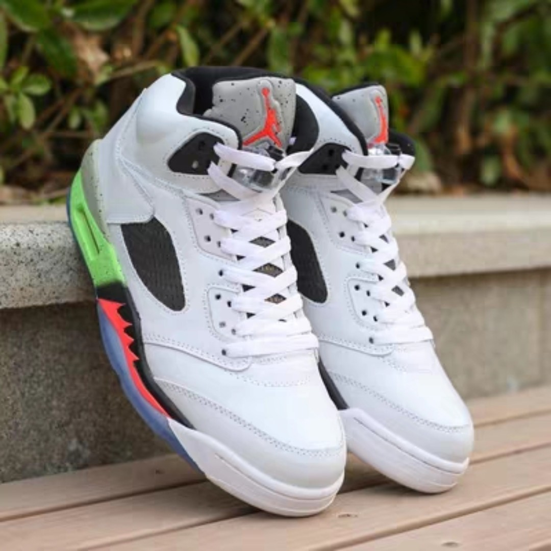 NIKE AIR JORDAN 5 RETRO 136027 115 POISON GREEN Women s Fashion