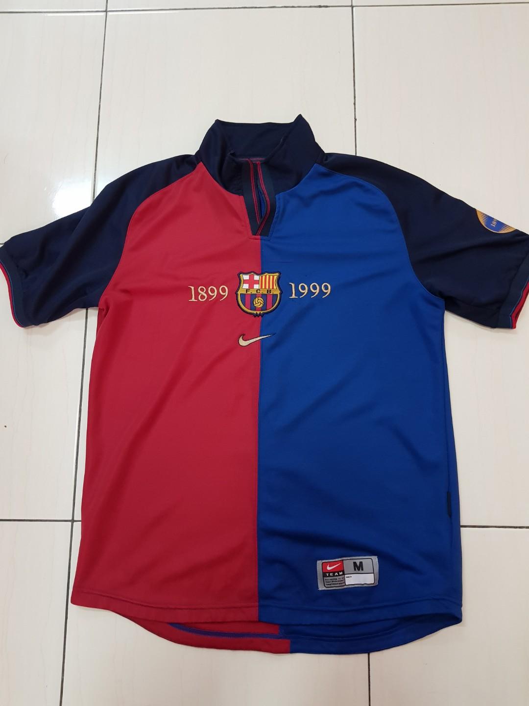 Barcelona 100 outlet years jersey