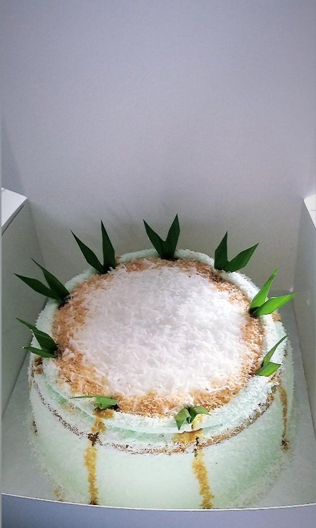 Pandan Gula Melaka Cake Food Drinks Baked Goods On Carousell