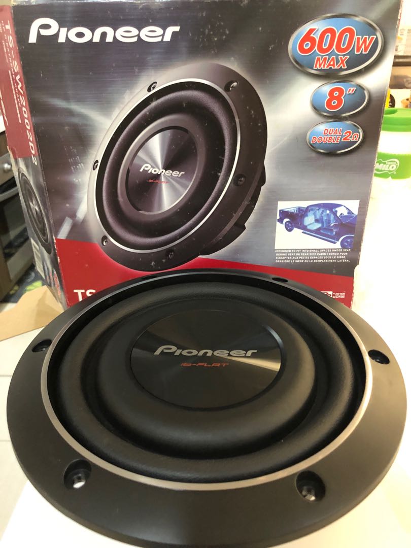 Pioneer TSSW2002D2 8” Subwoofer, Car Accessories, Accessories on Carousell