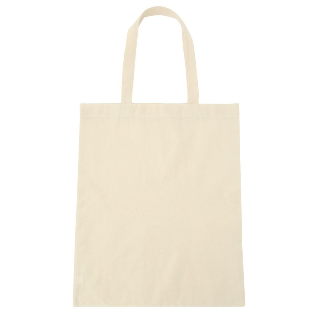 plain white tote bag