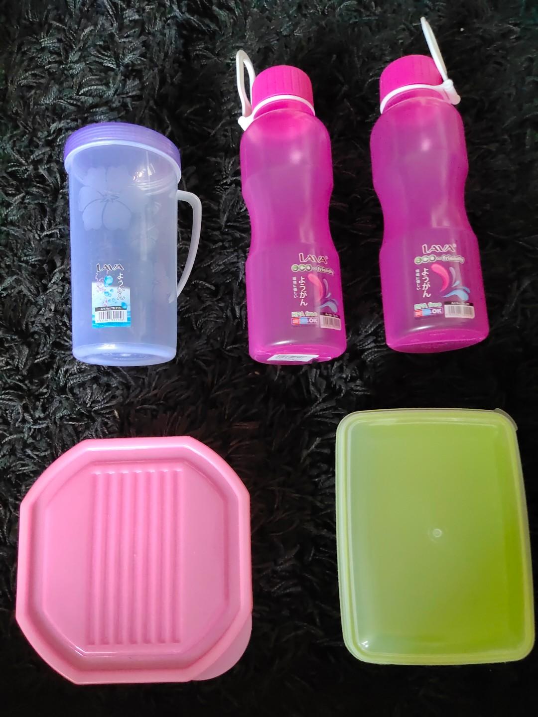 Plastic Bottles & Food Container, Furniture & Home Living, Kitchenware