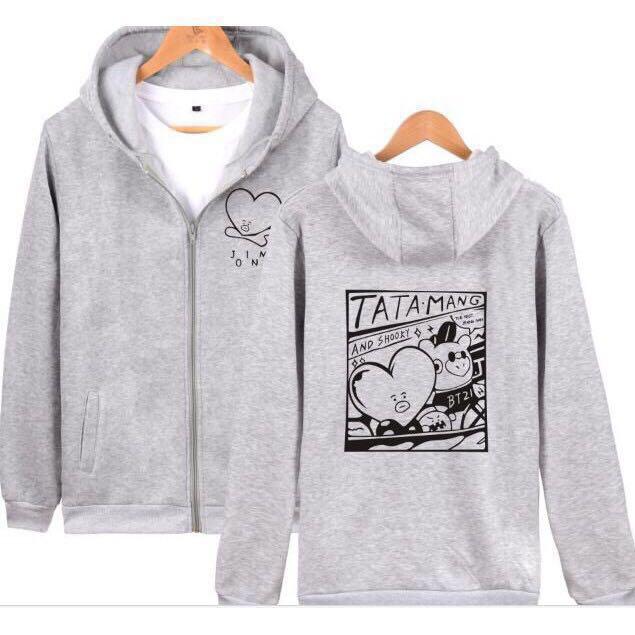 Bts tata mang hoodie Clearance