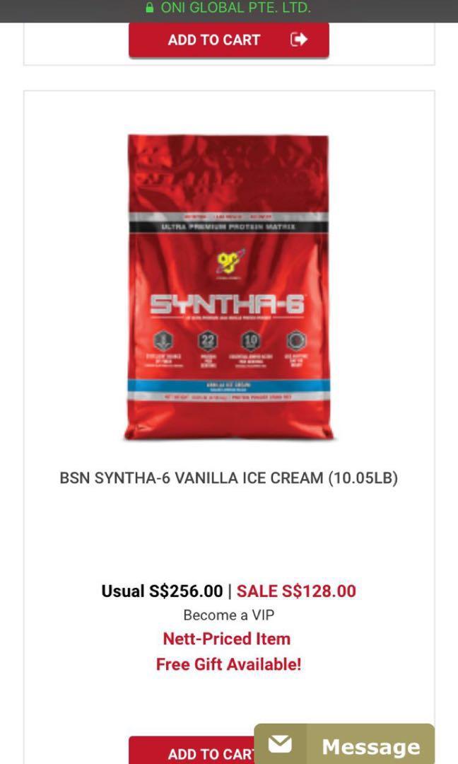 Protein Syntha 6 Edge Refill Pack 5lbs Half Sports Weights Gym Equipment On Carousell