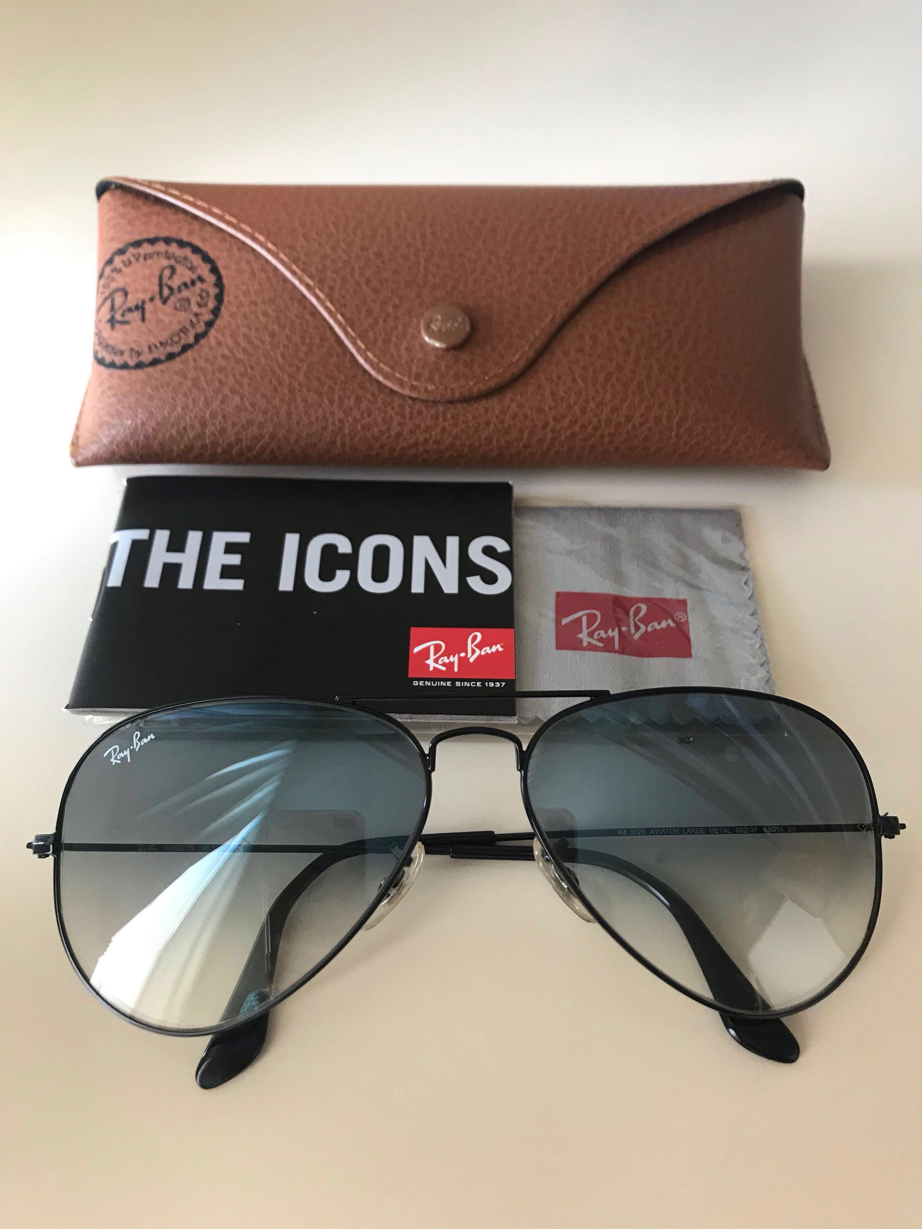 Ray Ban Aviator Large Metal Sunglasses Men S Fashion Accessories Eyewear Sunglasses On Carousell