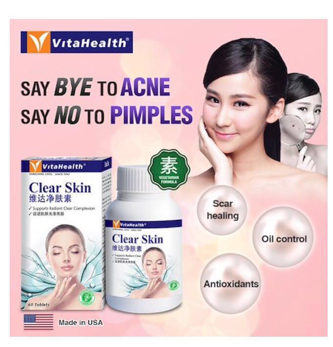 Ready Stocks Vitahealth Clear Skin 60 S Beauty Personal Care Face Face Care On Carousell