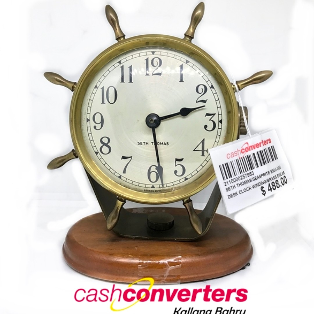 Sale Vintage Seth Thomas Winding Desk Clock Vintage