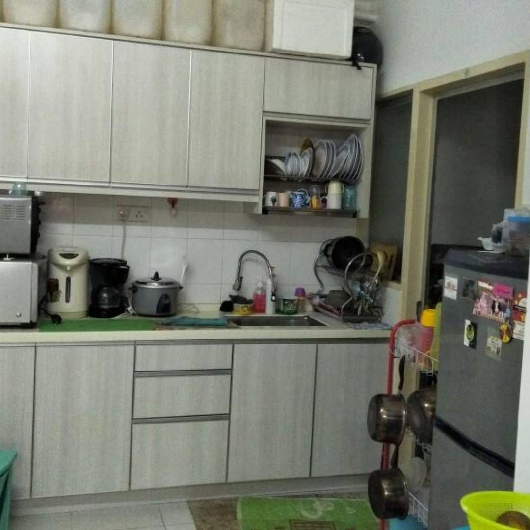 Seri Intan Apartment Setia Alam Partial Furnished With Kitchen