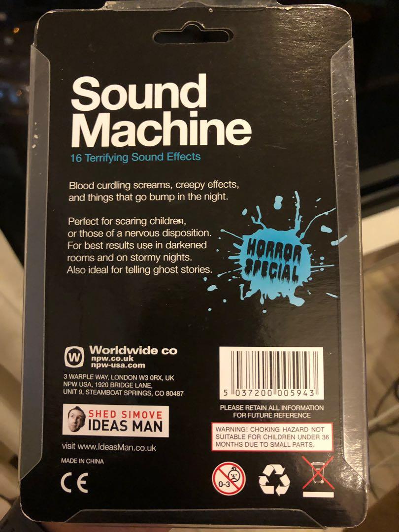 Sound Machine Horror, 健康及營養食用品, 輔助和康復輔助, 輔助和康復輔助 視覺和助聽器 Carousell