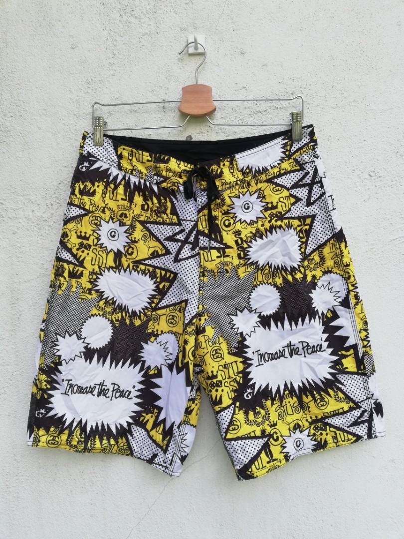 Stussy allover print short pants Men s Fashion Bottoms Shorts