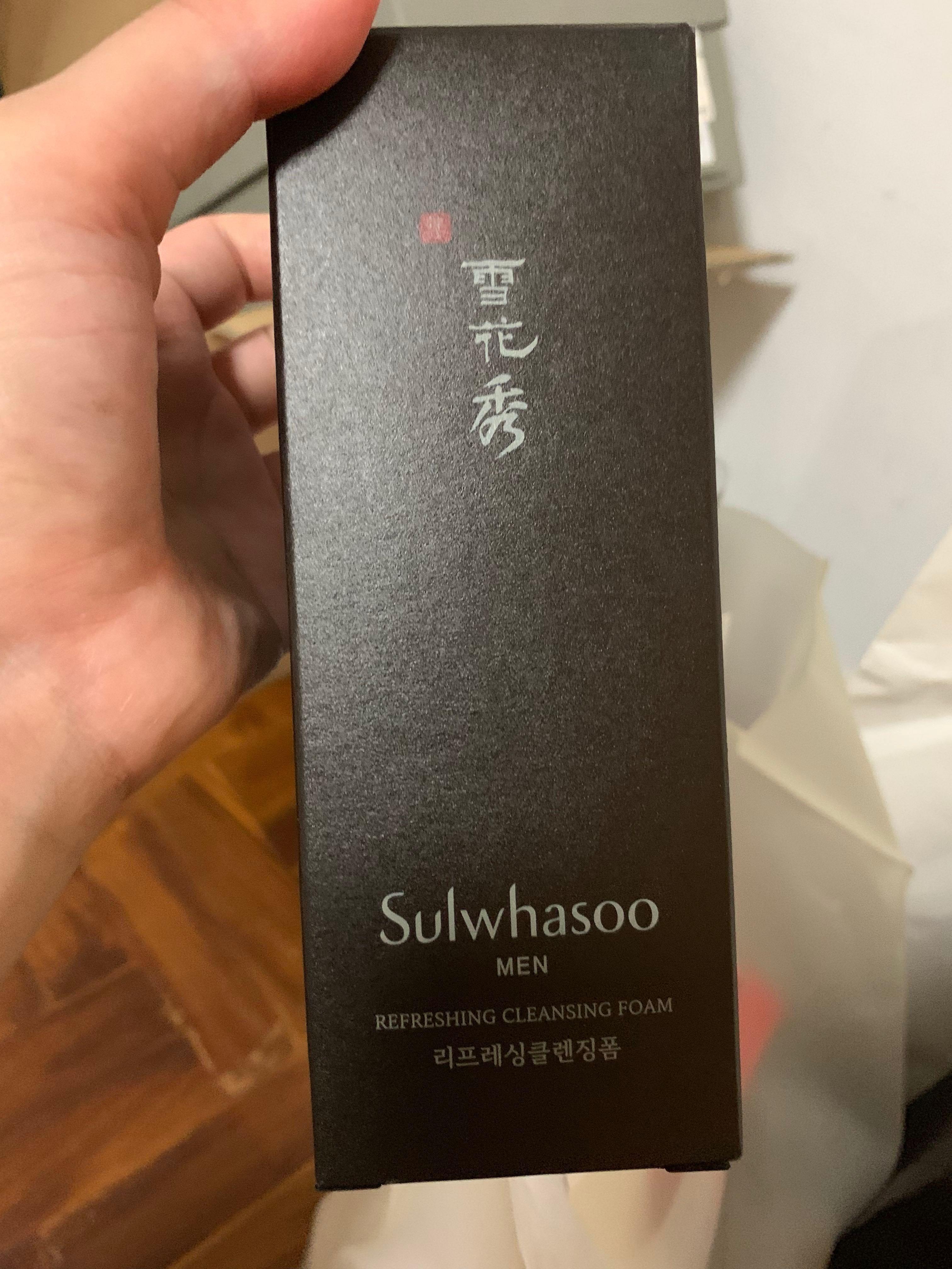 sulwhasoo men refreshing cleansing foam
