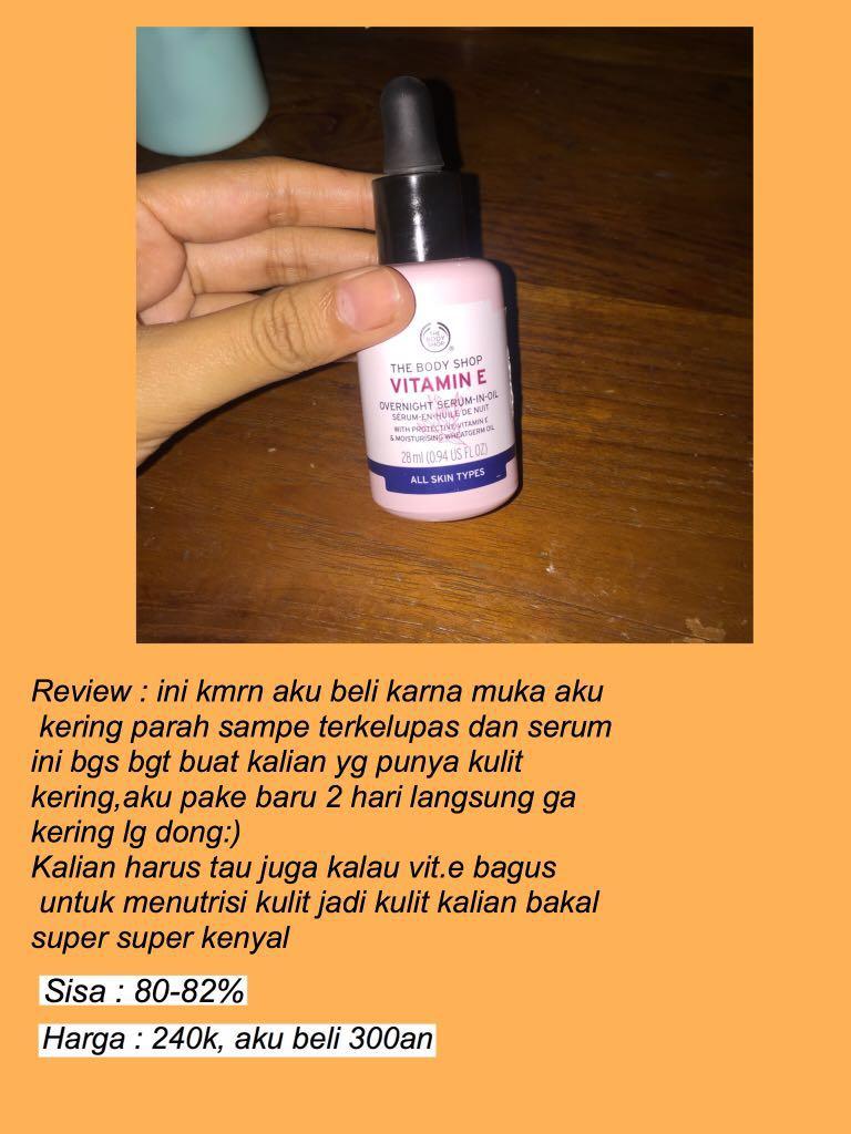 The Body Shop Vitamin E Oil Health Beauty Skin Bath